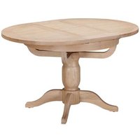 Product photograph of Wilmont Oak 2-4 Seater Round Extending Dining Table - Pedestal Base from Choice Furniture Superstore