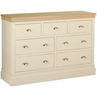 Product photograph of Versailles Painted 3 Over 4 Drawer Chest - Comes In Ivory Painted Stone Painted And Bluestar Painted Options from Choice Furniture Superstore