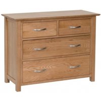 Product photograph of Nimbus Oak 2 2 Drawer Chest from Choice Furniture Superstore