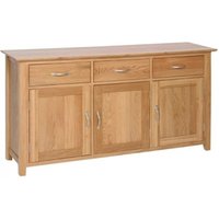 Product photograph of Nimbus Oak 160cm Large 3 Door Sideboard from Choice Furniture Superstore