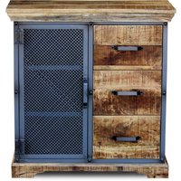 Product photograph of Metro Industrial Style Wooden Small Sideboard from Choice Furniture Superstore