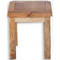 Product photograph of Bombay Solid Mango Wood Dressing Stool from Choice Furniture Superstore