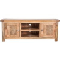 Product photograph of Bombay Solid Mango Wood 134cm Tv Unit from Choice Furniture Superstore