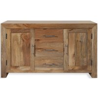 Product photograph of Cuban Natural Mango Wood 120cm Small Sideboard from Choice Furniture Superstore