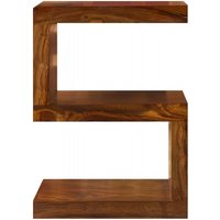Product photograph of Cuban Sheesham Wood S Shelving Unit from Choice Furniture Superstore