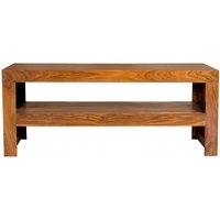 Product photograph of Cuban Sheesham Wood 110cm Tv Unit from Choice Furniture Superstore