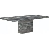 Product photograph of Soho Marble Pedestal Dining Table - Variation Available from Choice Furniture Superstore