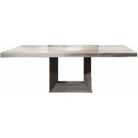 Product photograph of Blade Marble Dining Table With Wooden Pedestal Base - Variation Available from Choice Furniture Superstore