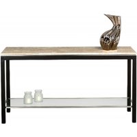 Product photograph of Stilo Marble Console Table With Metal Base - Variation Available from Choice Furniture Superstore