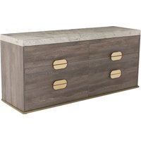 Product photograph of Westin Marble Top 6 Drawer Wide Chest - Variation Available from Choice Furniture Superstore