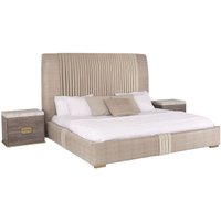 Product photograph of Westin Leather Bed - Sizes Available from Choice Furniture Superstore