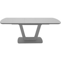 Product photograph of Vida Living Lazzaro 120cm-160cm Light Grey Matt Extending Dining Table from Choice Furniture Superstore