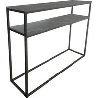 Product photograph of Clearance - Zeus Grey Ceramic Console Table With Shelf - Fss15892 from Choice Furniture Superstore