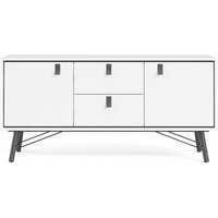 Product photograph of Ry White 2 Door Medium Sideboard from Choice Furniture Superstore