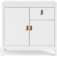 Product photograph of Barcelona White 2 Door Small Sideboard from Choice Furniture Superstore