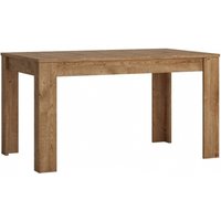 Product photograph of Fribo Oak Effect 4-6 Seater Extending Dining Table from Choice Furniture Superstore