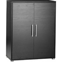 Product photograph of Prima Black 2 Door Cabinet from Choice Furniture Superstore