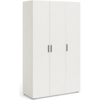 Product photograph of Pepe Off White 3 Door Triple Wardrobe from Choice Furniture Superstore