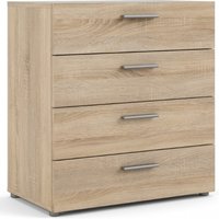 Product photograph of Pepe Oak Effect 4 Drawer Chest from Choice Furniture Superstore