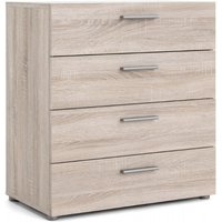 Product photograph of Pepe Truffle Oak Effect 4 Drawer Chest from Choice Furniture Superstore
