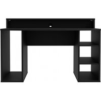 Product photograph of Tezaur Black Gaming Desk from Choice Furniture Superstore