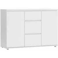 Product photograph of Nova White 2 Door Medium Sideboard from Choice Furniture Superstore