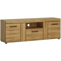 Product photograph of Cortina Oak Effect 157cm Tv Unit from Choice Furniture Superstore