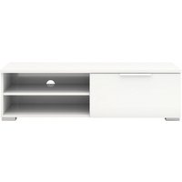 Product photograph of Match White Gloss 115cm Tv Unit from Choice Furniture Superstore