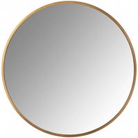 Product photograph of Maeron Gold Round Wall Mirror - 90cm X 90cm from Choice Furniture Superstore