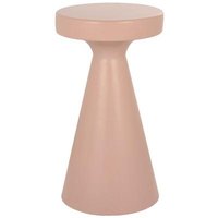 Product photograph of Kimble Pink Metal Tall Round Accent Table from Choice Furniture Superstore