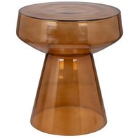 Product photograph of Bowen Glass Round Side Table from Choice Furniture Superstore