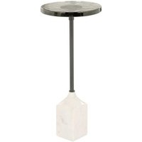 Product photograph of Aurora Glass Round Side Table from Choice Furniture Superstore