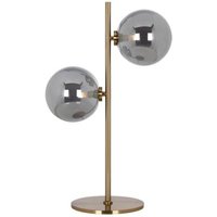 Product photograph of Lise Glass And Brushed Gold Table Lamp from Choice Furniture Superstore