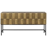 Product photograph of Jaxx Gold 160cm Large 2 Door Sideboard from Choice Furniture Superstore