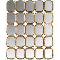 Product photograph of Marila Gold 25 Wall Mirror from Choice Furniture Superstore