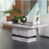 Product photograph of Rome Cream Marble Coffee Table from Choice Furniture Superstore