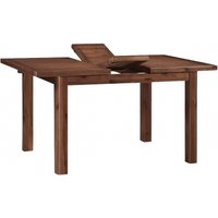 Product photograph of Andorra Dark Acacia 4-6 Seater Butterfly Extending Dining Table from Choice Furniture Superstore
