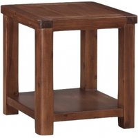 Product photograph of Andorra Dark Acacia End Table from Choice Furniture Superstore