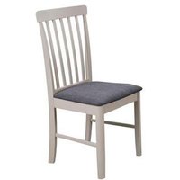 Product photograph of 2 X Altona Grey Slatted Back Dining Chair from Choice Furniture Superstore