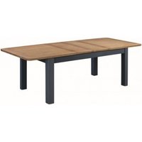 Product photograph of Treviso Blue And Oak 6-10 Seater Extending Dining Table from Choice Furniture Superstore