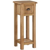 Product photograph of Kilmore Oak 1 Drawer Telephone Table from Choice Furniture Superstore