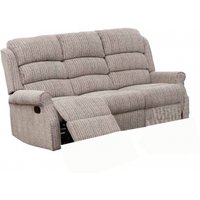 Product photograph of Windsor Natural Fabric 3 Seater Recliner Sofa from Choice Furniture Superstore