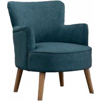 Product photograph of Keira Teal Fabric Armchair from Choice Furniture Superstore