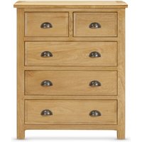 Product photograph of Lugan Oak 2 3 Drawer Chest from Choice Furniture Superstore