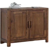 Product photograph of Monterey Acacia Wood 105cm Small 2 Door Sideboard from Choice Furniture Superstore