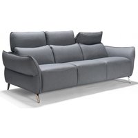 Product photograph of Perlini 3 Seater Leather Sofa - Colour Options Available from Choice Furniture Superstore