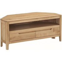 Product photograph of Dunmore Oak Corner 100cm Tv Unit from Choice Furniture Superstore