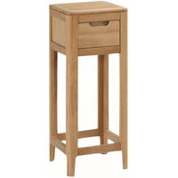 Product photograph of Dunmore Oak 1 Drawer Telephone Stand from Choice Furniture Superstore