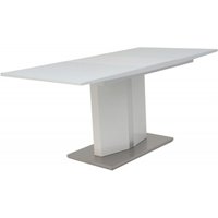 Product photograph of Silvio White High Gloss 4 Seater Butterfly Extending Dining Table from Choice Furniture Superstore