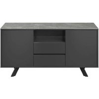 Product photograph of Azzaro Grey Ceramic 150cm Large Sideboard - 2 Doors from Choice Furniture Superstore